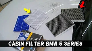 HOW TO REPLACE CABIN AIR FILTER ON BMW F10 F11 520i 523i 525i 528i 530i 535i 518d 520d 525d 530d