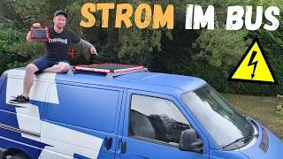 EINFACHER GEHT NICHT!! Ganz simple Stromversorgung für unseren Low Budget Camper