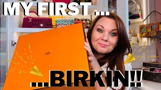 UNBOXING MY FIRST HERMES BIRKIN!! My ultimate HOLY GRAIL, UNICORN BAG!!