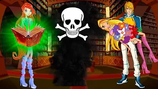 WINX CLUB love story fan animation cartoon   Magic Book & Evil Spirit   YouTube