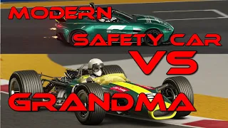 Can Old F1 Beat Modern Safety Car ? | Singapore GP Comparison