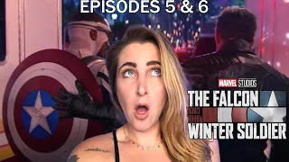 I LOVED the ending of FALCON & THE WINTER SOLDIER | Episodes 5 & 6 first time watching