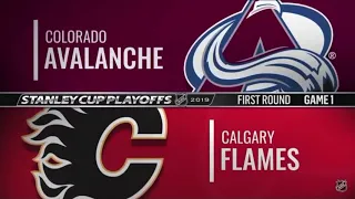2019 Stanley Cup Playoffs Highlights Game 1 Colorado Avalanche Vs Calgary Flames