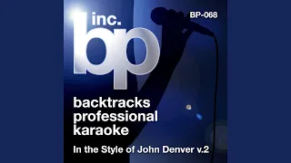 This Old Guitar (This Ole Guitar) (Karaoke Instrumental Track) (In the Style of John Denver)