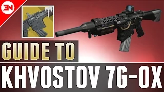 How To Get The Exotic Khvostov 7G-OX - Schematics / Weapon Parts & Page Locations Walkthrough