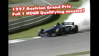 1997 Austria GP Qualifying! FULL 1 HOUR SESSION!  Murray Walker Commentates!