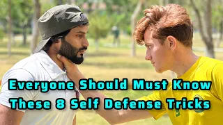 8 Self Defence Techniques in 1 Mint | Raja Tayyab | How To Defend Yourself Using These Self Defense