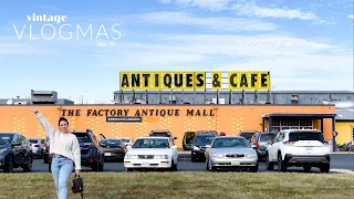 VINTAGE SHOPPING at The Factory Antique Mall | A VINTAGE VLOGMAS '21 DAY 25
