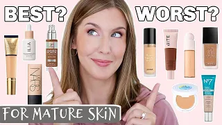 FOUNDATION ROUNDUP | 10 Best & Worst Foundations For Mature Skin