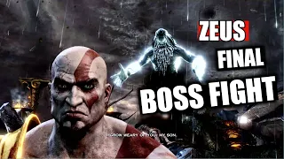 God of War III Remastered: Zeus Final Boss Fight but with combos?!