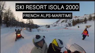 Monaco Monte-Carlo to ISOLA 2000 Ski Resort Southern French Alpes-Maritimes, Elev.2610-Vertical 770m