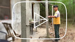 Longing for the rural atmosphere, the man returned hometown to clean and renovate the old house