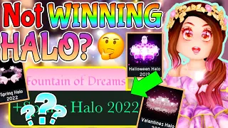WATCH THIS If You Haven't WON A HALO❗️Why you aren't winning one... ~Royale High