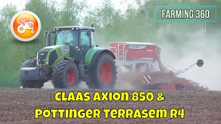 Seeding 2021 | Claas Axion 850 & Pöttinger Terrasem R4 seed drill