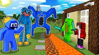 Best of BLUE GARTEN OF BANBAN in Minecraft vs The Most Secure House - Mikey and JJ (Maizen Parody)