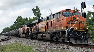 CN A420 South through Hammond, LA with BNSF Power