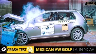 Volkswagen VW Golf 7 - Car CRASH TEST Latin Ncap 2017 ★★★★★  [GOMMEBLOG]