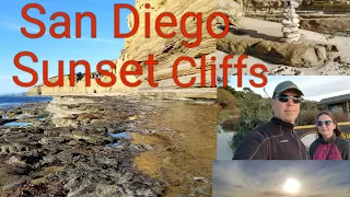 Exploring Sunset Cliffs Natural Park San Diego CA. Sunset