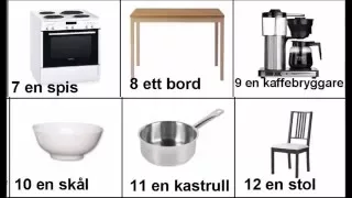 Learn Swedish - Lesson 10 - the kitchen - Swedish for beginners - Learn Swedish