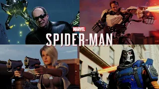 Spider-Man Remastered PS5 - All Boss Fights & DLC (4K 60FPS Performance RT Mode)