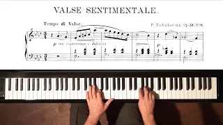 Tchaikovsky “Valse Sentimentale” P. Barton, FEURICH 218 piano