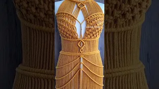 Macrame dress by @macramy_by_dorka #handmade #cord #rope