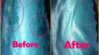 How to remove old cooking oil stain from satin clothes  كيفية إزالة بقع الزيت القديمة من ملابس الستا