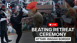 LIVE | Beating Retreat Ceremony: Attari-Wagah Border Beating Retreat Ceremony| Independence Day 2023