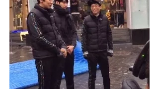 Kim Woo Bin, Yoo Jae Suk and Lee Kwang Soo spotted shooting running man