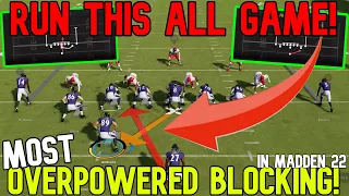 NO DEFENSE STOPS THIS! Most Overpowered💪 3 PLAY RUN SCHEME in Madden NFL 22! Offense Tips and Tricks