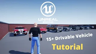 Unreal Engine 4 Tutorial | 15+ Drivable Vehicle│Download│