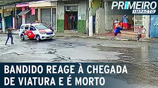 SP: bandido reage a abordagem e é morto por PM | Primeiro Impacto (21/11/22)