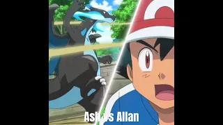 Ash vs Allan😈first battel the Charizard show🙀 #viral #youtubeshorts #shorts #short #pokemon #ash