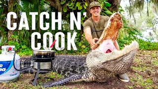 Hunting GIANT ALLIGATORS In FLORIDA!! (Chick-Fil-A Sauce Recipe!)