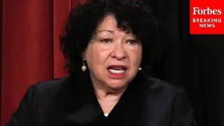 'I Have A Problem With Laws Like This': Sonia Sotomayor Rips Texas Social Media Law