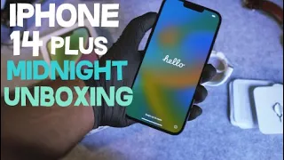 Unboxing iPhone 14 Plus - Midnight - First Impressions and Close Up