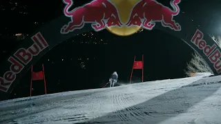 Lindsey Vonn - die Streif in Kitzbühel in der Nacht absolviert