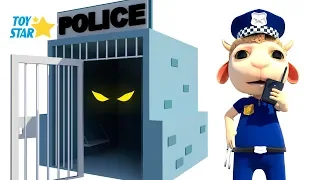 New 3D Cartoon For Kids ¦ Dolly And Friends ¦ Johny Police Jail Playhouse Toy #108