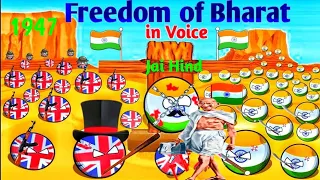 Freedom of India | Freedom of India Countryball | Independence of India#Britishvsindia#countryballs