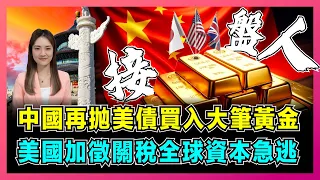 中國再抛美債買入大筆黃金，美國加徵關稅全球資本急逃！｜拜登武器化美元風險曝露，日本英國成為美債接盤人！｜為何中國不拋售全部美債的三個原因？【屈姬主播 EP224】