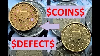 Netherlands 10 Cent 1999 2000 $Defect coins RARE$/2 Euro 8.000.000