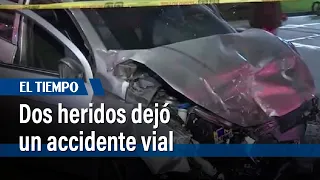 Dos heridos dejó un accidente vial en Puente Aranda | El Tiempo