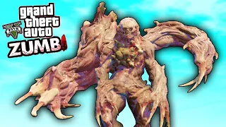 GTA V: VIDA de ZUMBI com HERÓIS - CAÇANDO UM ZUMBI GIGANTE com CARTOON CAT e AMIGOS ! #08