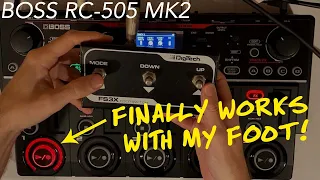 Boss RC 505 mk2 Loop Station -  Floor Switch Tutorial