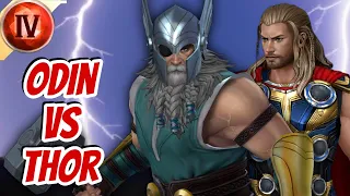 T4 comparison Odin vs Thor abl,wbl and gbr | marvel future fight