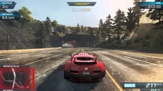 NFS Most Wanted Final Race - Bugatti Veyron SuperSport vs Koenigsegg Agera R