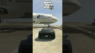 Evolution of CAR vs PLANE in GTA Games #evolution #gta #shorts