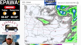 Monday October 16th, 2023 video forecast