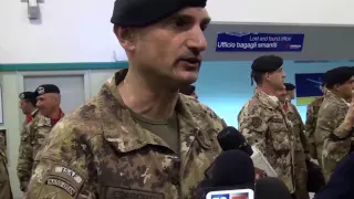 I soldati della Brigata Sassari ritornano dall'Afghanistan