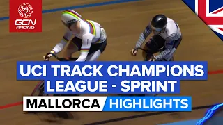 Surprises On Opening Day! | UCI Track Champions League Round 1 Sprint Highlights